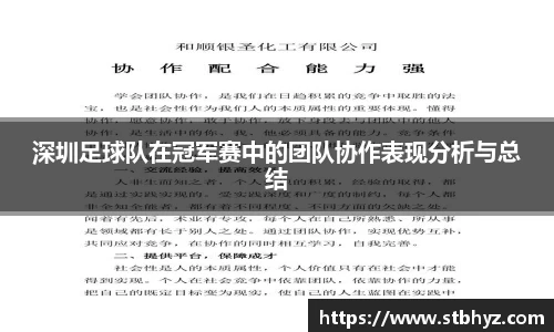 深圳足球队在冠军赛中的团队协作表现分析与总结