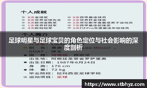 足球明星与足球宝贝的角色定位与社会影响的深度剖析